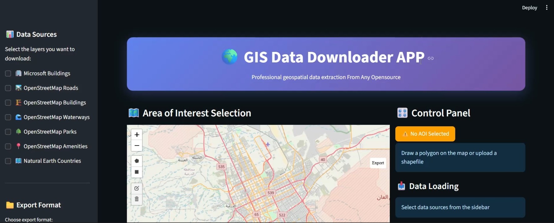 GIS Data Downloader v5.0
